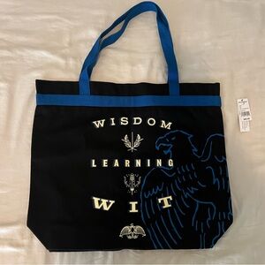 Harry Potter Ravenclaw large Tote Bag with zipper Universal Studios